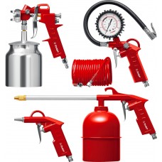 Набор пневмоинструмента 5 предметов универсальный MS-5N ЗУБР 06458-H5