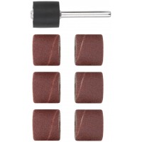 Бандаж наждачный и штифт, набор 7 шт. (36910)