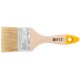 Кисть флейцевая Стандарт-Плюс, натур.светлая щетина, деревянная ручка 2,5 (63 мм) (01046)