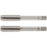 Метчики метрические, легированная сталь, набор 2 шт. М10х1,25 мм