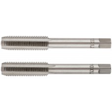 Метчики метрические, легированная сталь, набор 2 шт. М10х1,25 мм