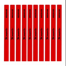 Набор карандашей малярных прямоугольных с точилкой в тубе, 175 мм, 10 шт Matrix (84814)