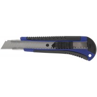 Нож технический пластиковый прорезиненный 18 мм (10197М)