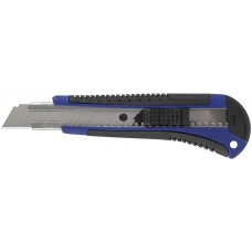 Нож технический пластиковый прорезиненный 18 мм (10197М)