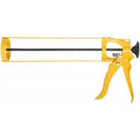 Пистолет для герметика 225 мм скелетный усиленный, магнитный спуск (14227)