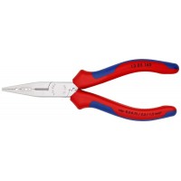 Плоскогубцы электрика для монтажа проводов, 160 мм, хром, 2-комп ручки (KN-1305160)