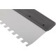 Шпатель фасадный нержавеющий зубчатый 350 мм / зуб 8 мм (06614)