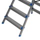 Стремянка двухсторонняя 6 ступеней, сталь профиль, стальные ступени, Сибртех (97986)