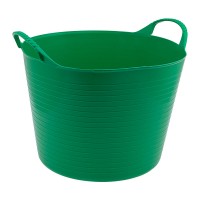 Ведро гибкое сверхпрочное, 40 л, зеленое, Сибртех (67506)