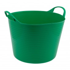 Ведро гибкое сверхпрочное, 40 л, зеленое, Сибртех (67506)