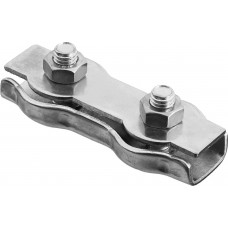 Зажим троса двойной 4 мм, 50 шт ЗУБР 4-304445-04  