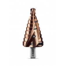 Сверло ступенчатое 9-36 мм, 10 ступеней, винтовая проточка КОБАЛЬТ ЗУБР ПРОФЕССИОНАЛ 29674-9-36-10