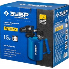 Паяльная лампа ВУЛКАН ВК-15 1.5 л, стальной эжектор ЗУБР Профессионал 40652-1.5_z02