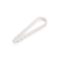 Дюбель-хомут ДХ 11–18 (бел) (100шт) (Fortisflex) (56867)