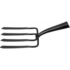 Вилы копальные 180 х 220 мм, кованые, четырёхрогие, без черенка, антикор. покрытие GRINDA 39711