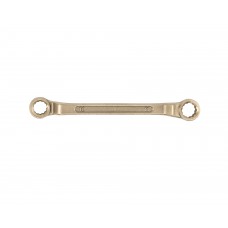 Ключ гаечный накидной двусторонний коленчатый 10х11 искробезопасный сплав AlCu 151-1011, HORTZ