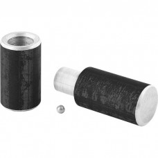 Петля гаражная с шаром, D 14 x 90 мм, 4 шт, Сибртех (92001)