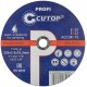Профессиональный диск отрезной по металлу Т41-230 х 2,5 х 22,2 мм, Cutop Profi (39984т)