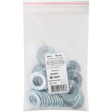 Шайба оцинкованная М14 DIN 125 50 шт Фасовка (29014-0)