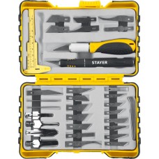 Набор резцов 33 предм Professional STAYER 1831-H33