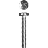 Винт с полусферической головкой M5?30 мм DIN 7985 кл. пр. 4.8 цинк 5 кг ЗУБР 303150-05-030