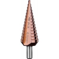 Ступенчатое сверло 4-30 мм, 14 ступеней, сталь Р6М5, кобальтовое покрытие Кобальт ЗУБР Профессионал 29672-4-30-14_z01