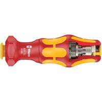 Отвёртка-битодержатель 9 x 125 мм исключительно для насадок 9 мм шестигранным хвостовиком Kraftform Turbo VDE серия 827 T i Wera WE-057481