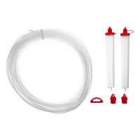 Гидроуровень,удлиненная колба, рельефная градуировка, 10м Matrix (37092)