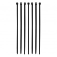 Хомуты, 300 х 8 мм, пластиковые, черные, 100 шт Сибртех (45573)