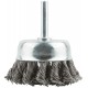 Корщетка, тип чашка, со штифтом, стальная витая проволока 65 мм (38497М)