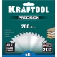 Пильный диск по дереву Precision, 200 х 32 мм, 48Т KRAFTOOL 36952-200-32