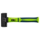 Кувалда, 1000 г, фибергласовая обрезиненная рукоятка Сибртех