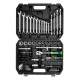 Набор инструментов, 1/2, 1/4, пластиковый кейс 89 предметов Сибртех
