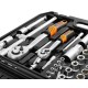 Набор инструментов 108 предметов 1/2" & 1/4", CRV, профессиональный в кейсе HORTZ 1187697