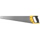 Ножовка по дереву, средний каленый зуб 7 ТPI, 3D заточка, пласт.прорезиненная ручка, Профи 500 мм (40450)
