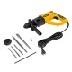 Перфоратор электрический RH-1050-26, SDS-plus, 1050 Вт, 3.2 Дж, 3 плюс 1 режим Denzel (26608)