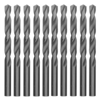 Сверло по металлу, 9.5 мм, полированное, HSS, 10 шт, цилиндрический хвостовик Matrix