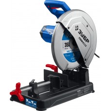 Пила отрезная (монтажная) по металлу 355 мм 2000 Вт холодная резка Профессионал ЗУБР ПОМ-355