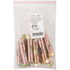 Анкер распорный с гайкой 12х60 10 шт Фасовка (26176-0)