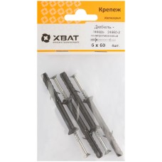 Дюбель-гвоздь полипропиленовый 6х60 (фасовка 4 шт.) (24660-2)