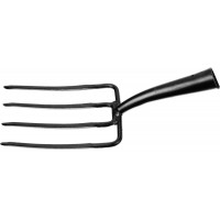 Вилы кованые 180 х 220 мм, кованная рабочая часть, четырехзубые, без черенка, антикор. покрытие GRINDA 39710-4_z01