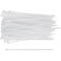 Хомуты нейлоновые для проводов, белые 100 шт., 3,6х150 мм (60246М)
