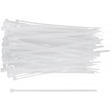 Хомуты нейлоновые для проводов, белые 100 шт., 3,6х150 мм (60246М)