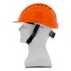 Каска защитная ударопрочная, ABS/PC, плавная регулировка, модель «Форвард» (К-05)оранж. Denzel (89206)