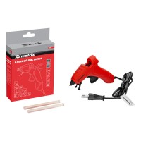 Клеевой пистолет, 7 мм, 15 (60) Вт, 8 г/мин Matrix (93003)