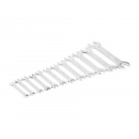 Набор ключей гаечных (рожковых) двусторонних 12 шт. (8-32) хромированных HORTZ