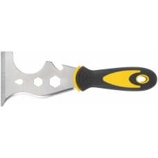 Шпатель многофункциональный Профи, толщ.лезв.1,8 мм, двухкомп. ручка, усил.сталь, 75 мм (06653)