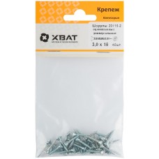 Шурупы оцинкованные, универсальные 3 х 16 (фасовка 40 шт) (20116-2)