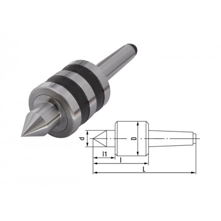 Центр вращения КМ2 (А-1-2-Н) твердосплавный Микрон