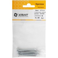 Винт с полуцилиндрич. головкой с полной резьбой оцинков. DIN 7985 4х40 6 шт.(фасовка) (27710-2)